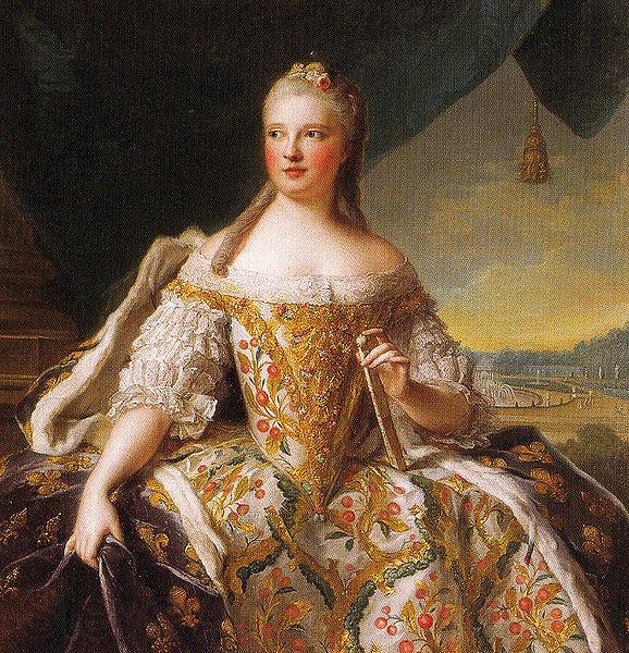 Jjean-Marc nattier Marie-Josephe de Saxe, Dauphine de France (1731-1767), dite autrfois Madame de France France oil painting art